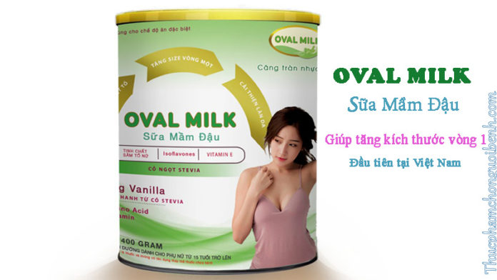 sữa mầm đậu oval milk có tốt không
